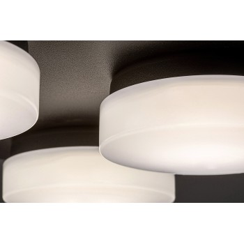 Plafoniera baie LED Attichus negru mat Rabalux 75004, 21W