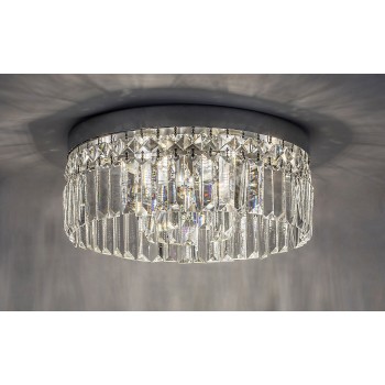 Plafoniera baie Sybil crom Rabalux 75036, 6xG9