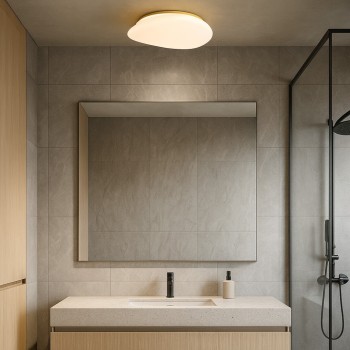 Plafoniera baie LED Caliope auriu Rabalux 75053, 24W