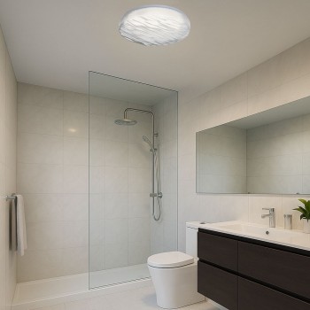 Plafoniera baie LED Luvia alb Rabalux 75061, 24W