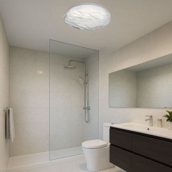 Plafoniera baie LED Luvia alb Rabalux 75062, 36W