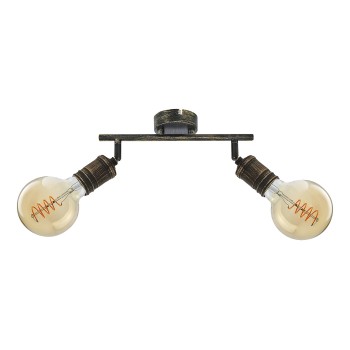 Plafoniera Fidel auriu antic Rabalux 3215, 2xE27