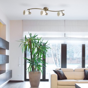 Plafoniera Soma bronz Rabalux 6308, 3xE14