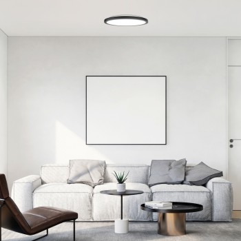 Plafoniera LED Gonzalo negru Rabalux 71096, 24W