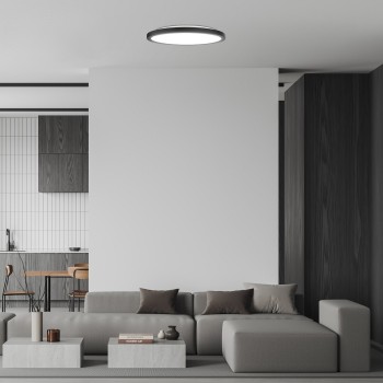 Plafoniera LED Gonzalo negru Rabalux 71097, 36W