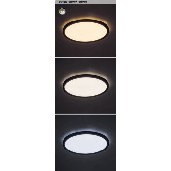 Plafoniera LED Gonzalo negru Rabalux 71098, 36W