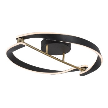 Plafoniera LED Adalind negru/ auriu Rabalux 71149, 40W