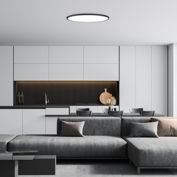 Plafoniera LED Gonzalo negru Rabalux 71098, 36W