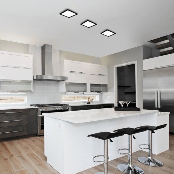 Plafoniera LED Shaun2 negru Rabalux 71215, 24W, 3000K
