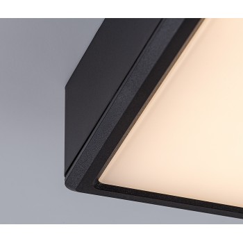Plafoniera LED Lauri negru Rabalux 71247, 22W