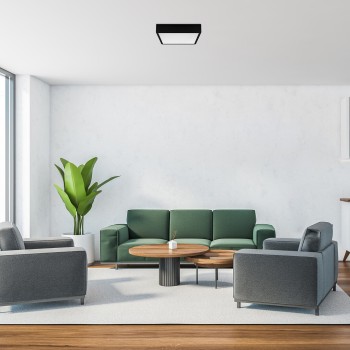 Plafoniera LED Lauri negru Rabalux 71247, 22W