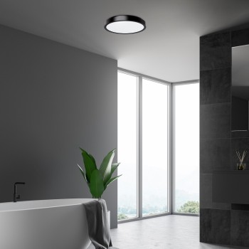 Plafoniera baie LED Samira negru Rabalux 71253, 36W