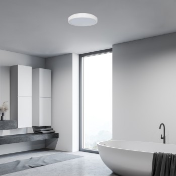 Plafoniera baie LED Samira alb Rabalux 71257, 18W