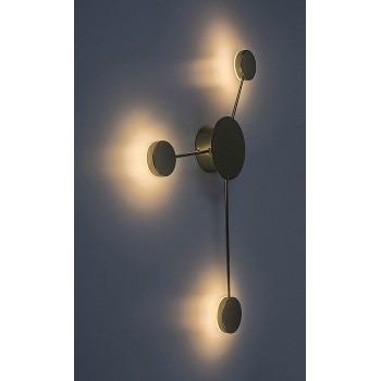 Plafoniera LED Amadeo auriu sampanie Rabalux 71275, 10W