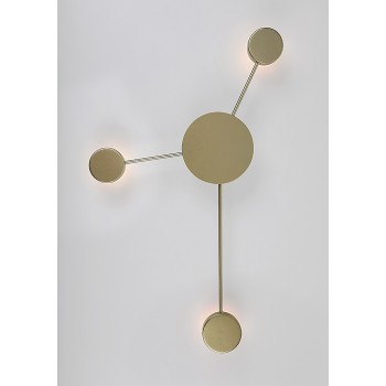 Plafoniera LED Amadeo auriu sampanie Rabalux 71275, 10W