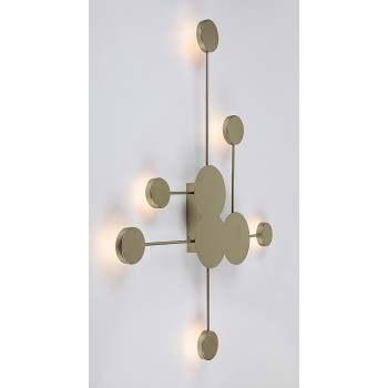 Plafoniera LED Amadeo auriu sampanie Rabalux 71276, 21W