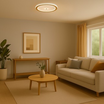 Plafoniera LED Zofrael auriu Rabalux 71282, 34W