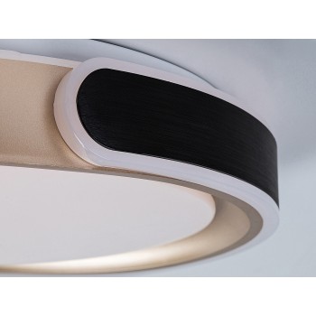 Plafoniera LED Jindri negru/ auriu Rabalux 71292, 48W