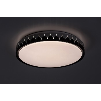 Plafoniera LED Malin negru/ gri Rabalux 71303, 24W