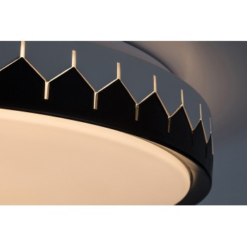 Plafoniera LED Malin negru/ gri Rabalux 71303, 24W