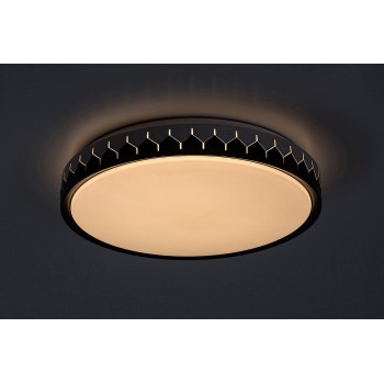 Plafoniera LED Malin negru/ gri Rabalux 71303, 24W
