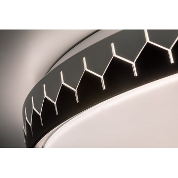Plafoniera LED Malin negru/ gri Rabalux 71304, 48W