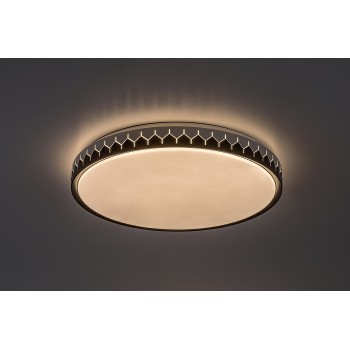 Plafoniera LED Malin negru/ gri Rabalux 71304, 48W