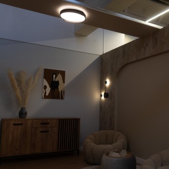 Plafoniera LED Laleh negru Rabalux 71305, 24W