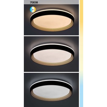 Plafoniera LED Ladan maro/ auriu Rabalux 71308, 48W
