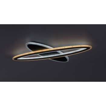 Plafoniera LED Taneli2 negru/ auriu Rabalux 71313, 70W