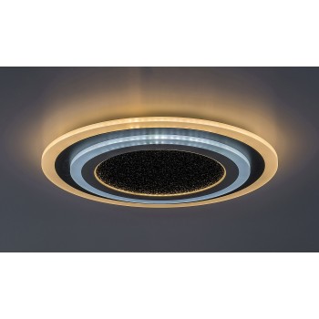 Plafoniera LED Taneli2 negru/ crom Rabalux 71316, 56W