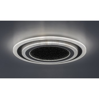 Plafoniera LED Taneli2 negru/ crom Rabalux 71316, 56W