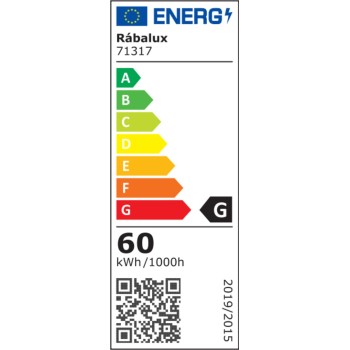 Plafoniera LED Taneli2 negru/ auriu Rabalux 71317, 60W