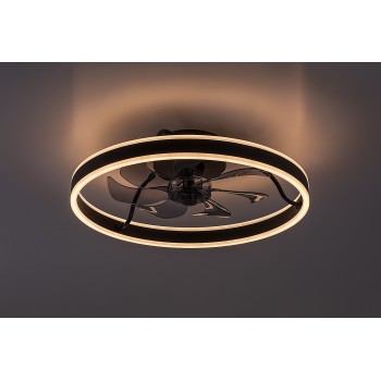 Plafoniera LED Fanfy negru Rabalux 71337, 40W