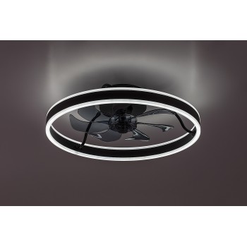 Plafoniera LED Fanfy negru Rabalux 71337, 40W