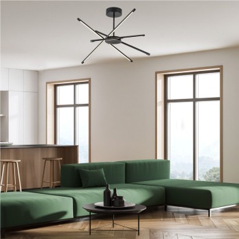 Plafoniera LED Henli2 negru Rabalux 71338, 40W