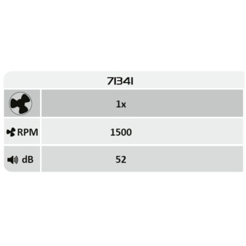 Plafoniera LED Aireon negru Rabalux 71341, 50W