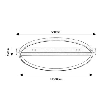 Plafoniera LED Beliza negru Rabalux 71344, 45W