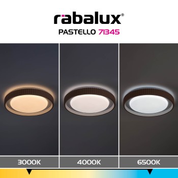 Plafoniera LED Pastello gri-bej Rabalux 71345, 48W