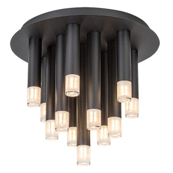 Plafoniera Ramira negru Rabalux 71354, 13xG9