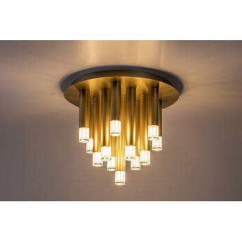 Plafoniera Ramira auriu Rabalux 71355, 13xG9