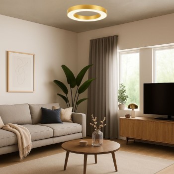 Plafoniera LED Cirano auriu Rabalux 71362, 24W