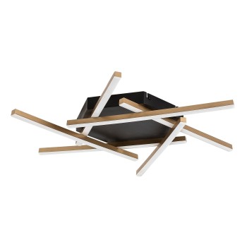 Plafoniera LED Severine negru/ auriu Rabalux 71365, 40W