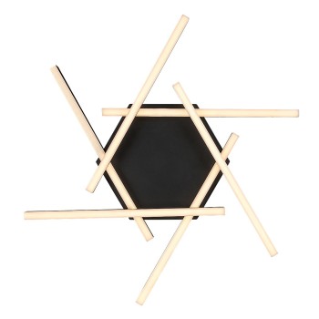 Plafoniera LED Severine negru/ auriu Rabalux 71365, 40W