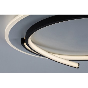 Plafoniera LED Niloo negru Rabalux 71366, 40W