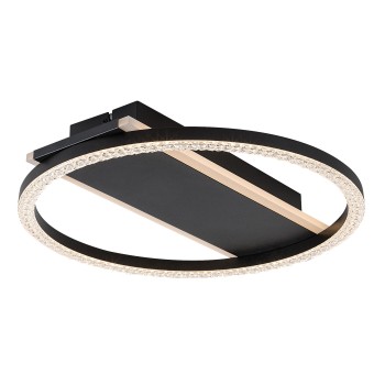 Plafoniera LED Kerstin negru Rabalux 71369, 24W