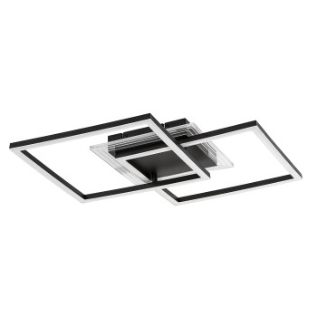 Plafoniera LED Ottavia negru Rabalux 71372, 28W