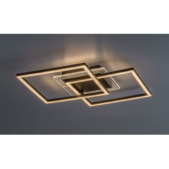 Plafoniera LED Ottavia negru Rabalux 71372, 28W