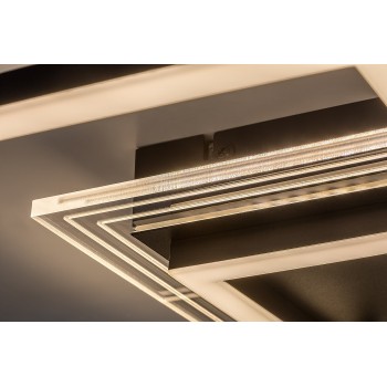 Plafoniera LED Ottavia negru Rabalux 71372, 28W