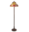 Lampadar MIRELLA - 8088 Rabalux, E27, 2x60W, bronz, sticla tiffany